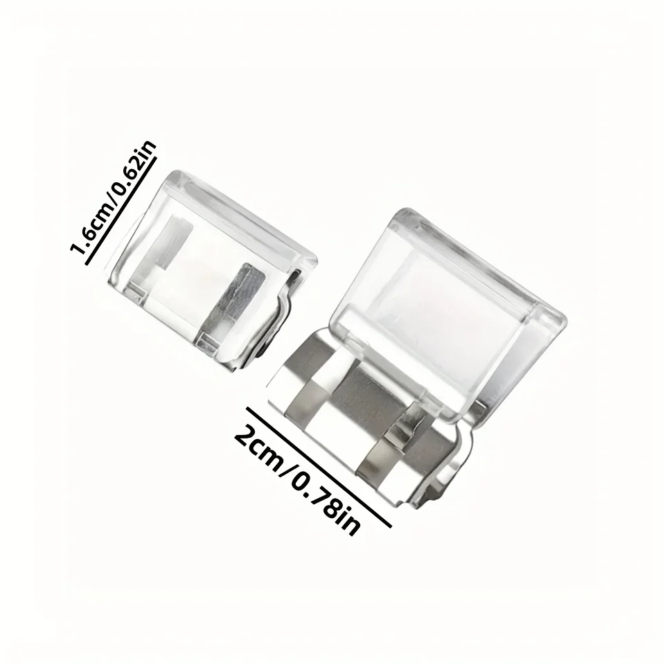 Dyskretne klipsy do skracania ubrań, bez krawca