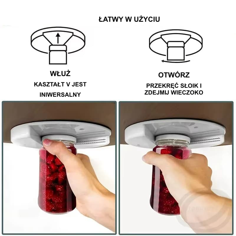 Uniwersalny otwieracz do słoików, butelek i puszek