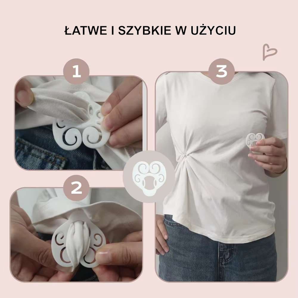 5szt. klipsów do podkreślania talii